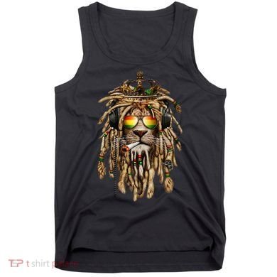 Rastafarian clothing and Reggae apparel with Reggae Lion Tank Top