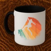 Rock Climbing Art Mountain Climber Bouldering Coffee Mug thumb 2