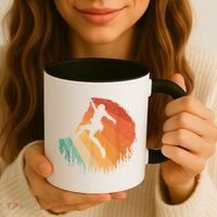 Rock Climbing Art Mountain Climber Bouldering Coffee Mug thumb 3