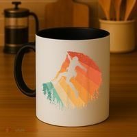 Rock Climbing Art Mountain Climber Bouldering Coffee Mug thumb 4
