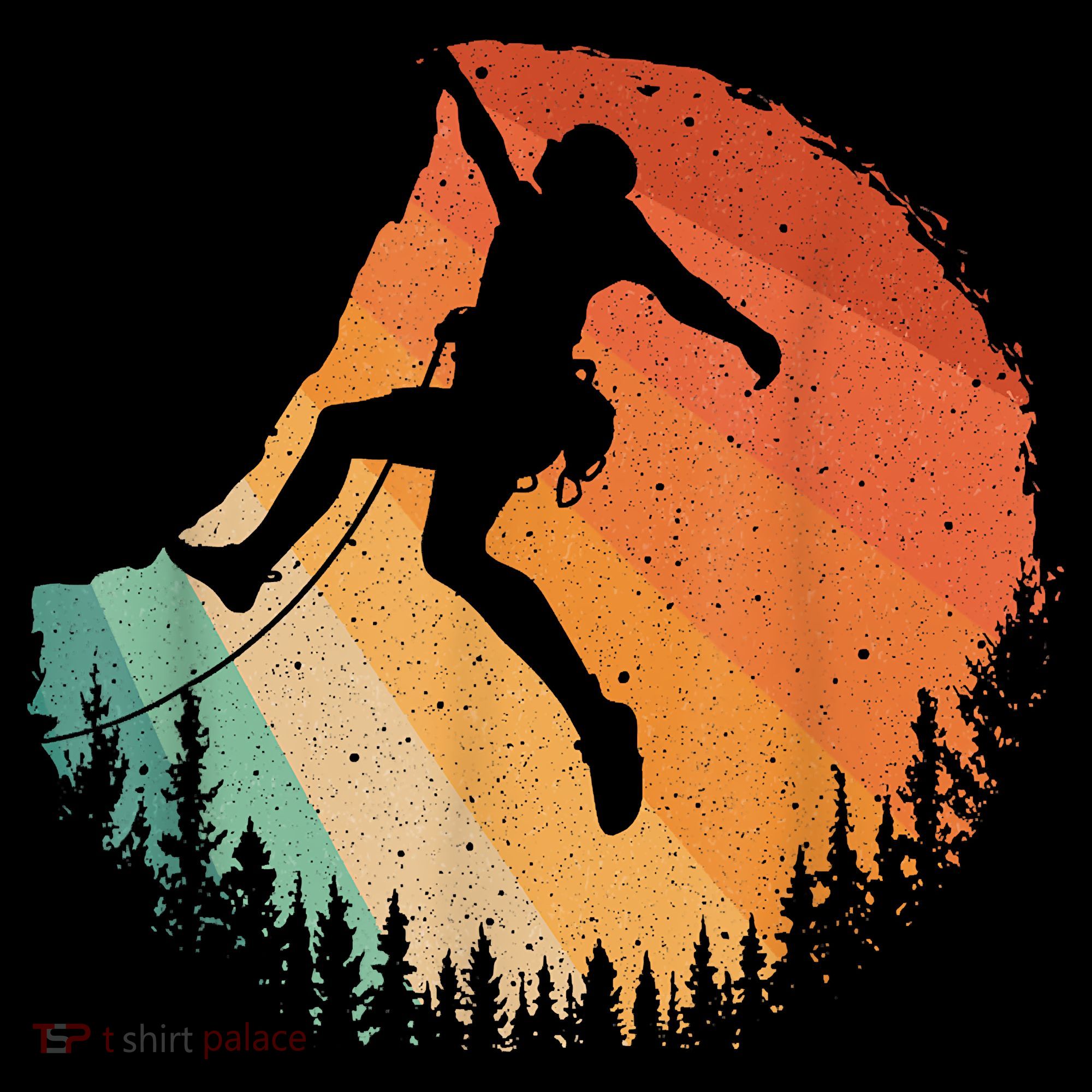 Rock Climbing Art Mountain Climber Bouldering Coffee Mug