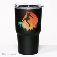 Rock Climbing Art Mountain Climber Bouldering Tumbler thumb 0