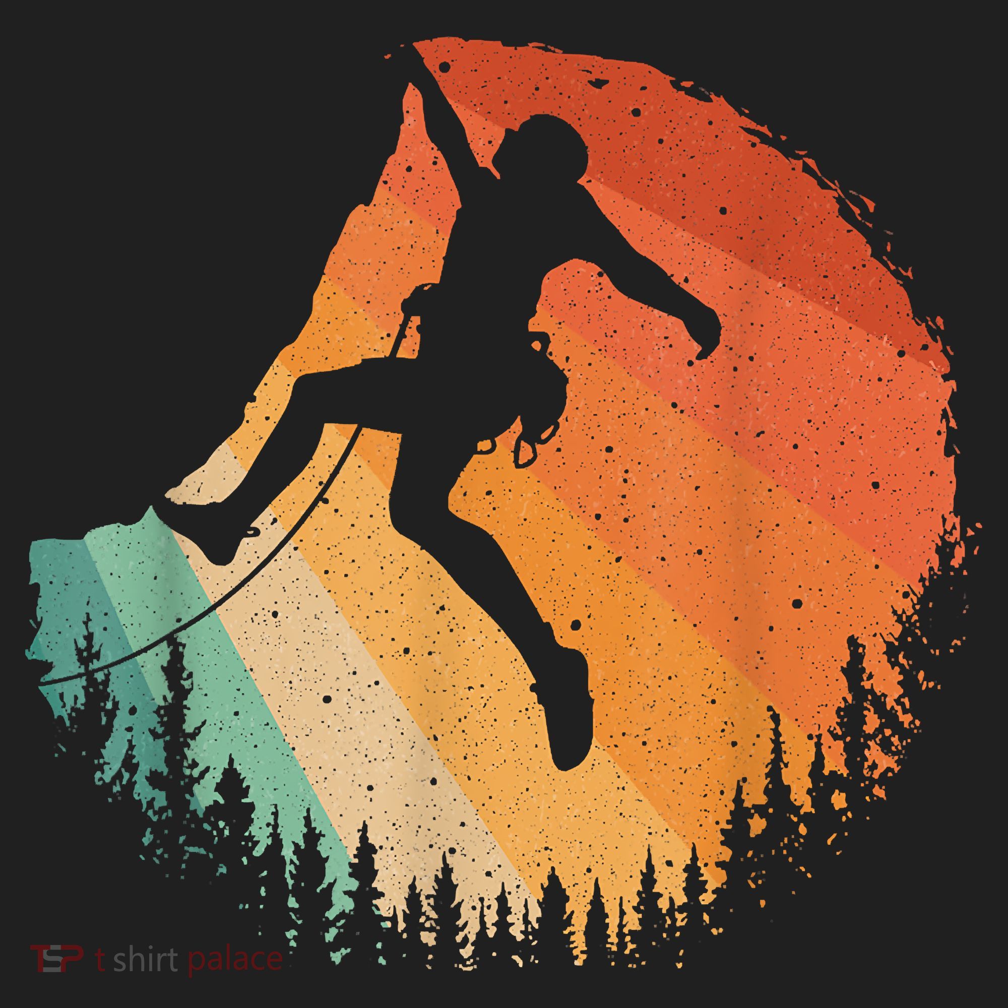 Rock Climbing Art Mountain Climber Bouldering Tumbler