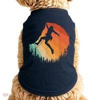 Rock Climbing Art Mountain Climber Bouldering Doggie Tank thumb 0