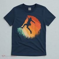 Rock Climbing Art Mountain Climber Bouldering T-Shirt thumb 5