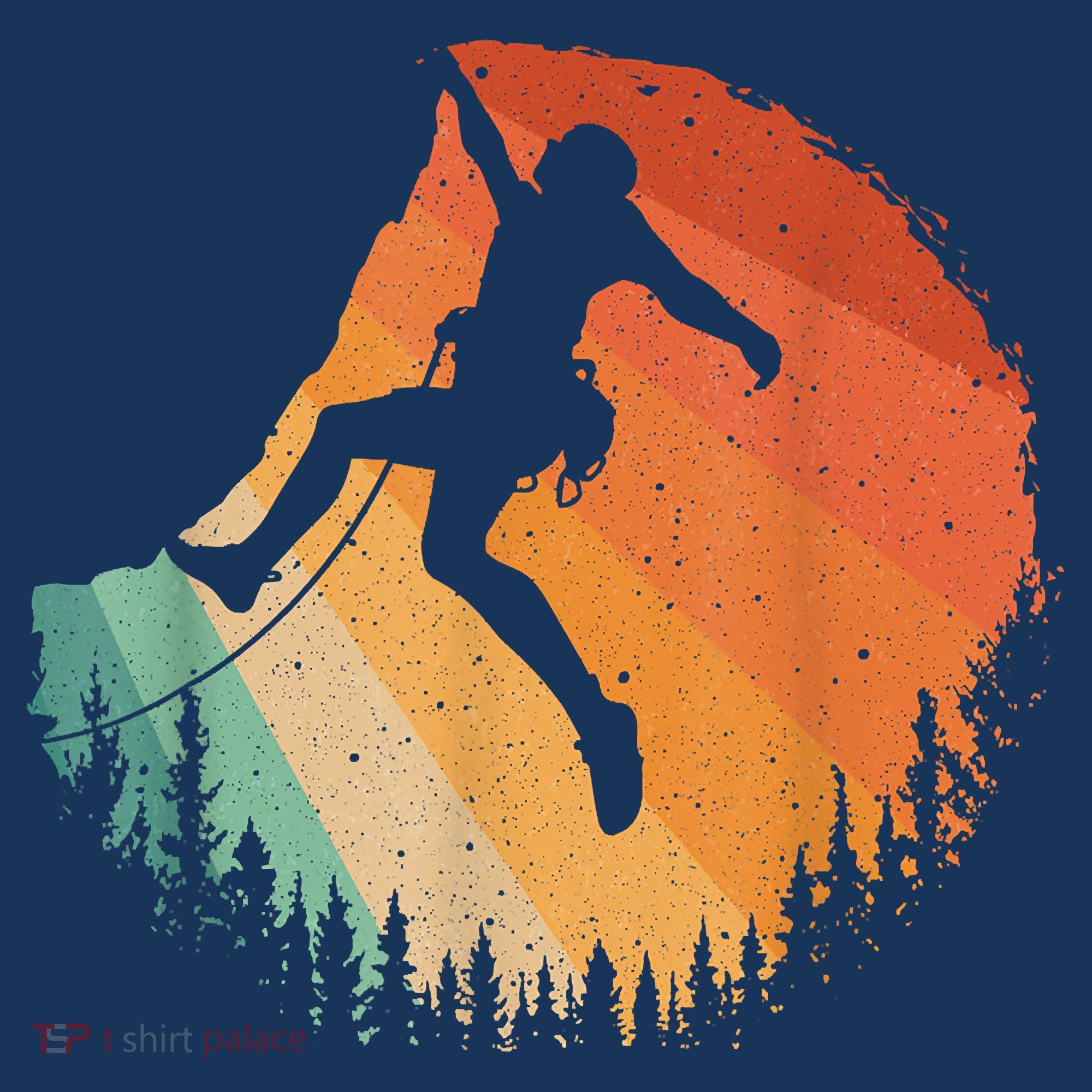 Rock Climbing Art Mountain Climber Bouldering Button