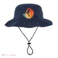 Rock Climbing Art Mountain Climber Bouldering Bucket Hat thumb 0