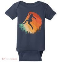 Rock Climbing Art Mountain Climber Bouldering Baby Bodysuit thumb 0