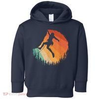 Rock Climbing Art Mountain Climber Bouldering Toddler Hoodie thumb 0