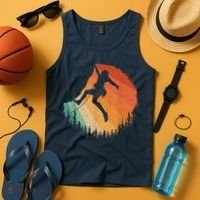Rock Climbing Art Mountain Climber Bouldering Tank Top thumb 4