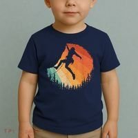 Rock Climbing Art Mountain Climber Bouldering Toddler T-Shirt thumb 2
