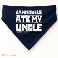 Retro Cannibals Ate My Uncle Joe Biden Satire Trump 2024 USA-Made Doggie Bandana thumb 0