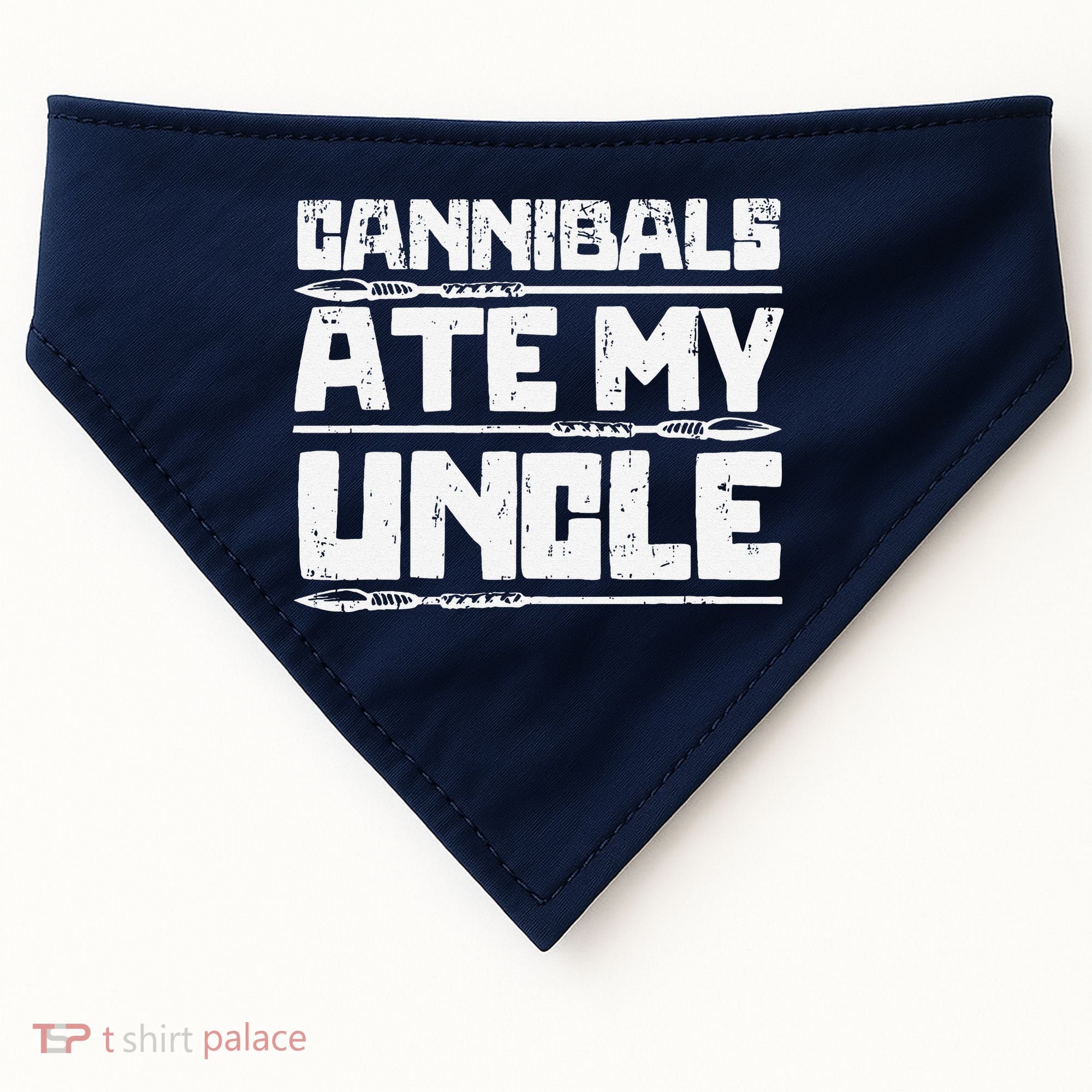 Retro Cannibals Ate My Uncle Joe Biden Satire Trump 2024 USA-Made Doggie Bandana