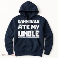 Retro Cannibals Ate My Uncle Joe Biden Satire Trump 2024 Hoodie thumb 0