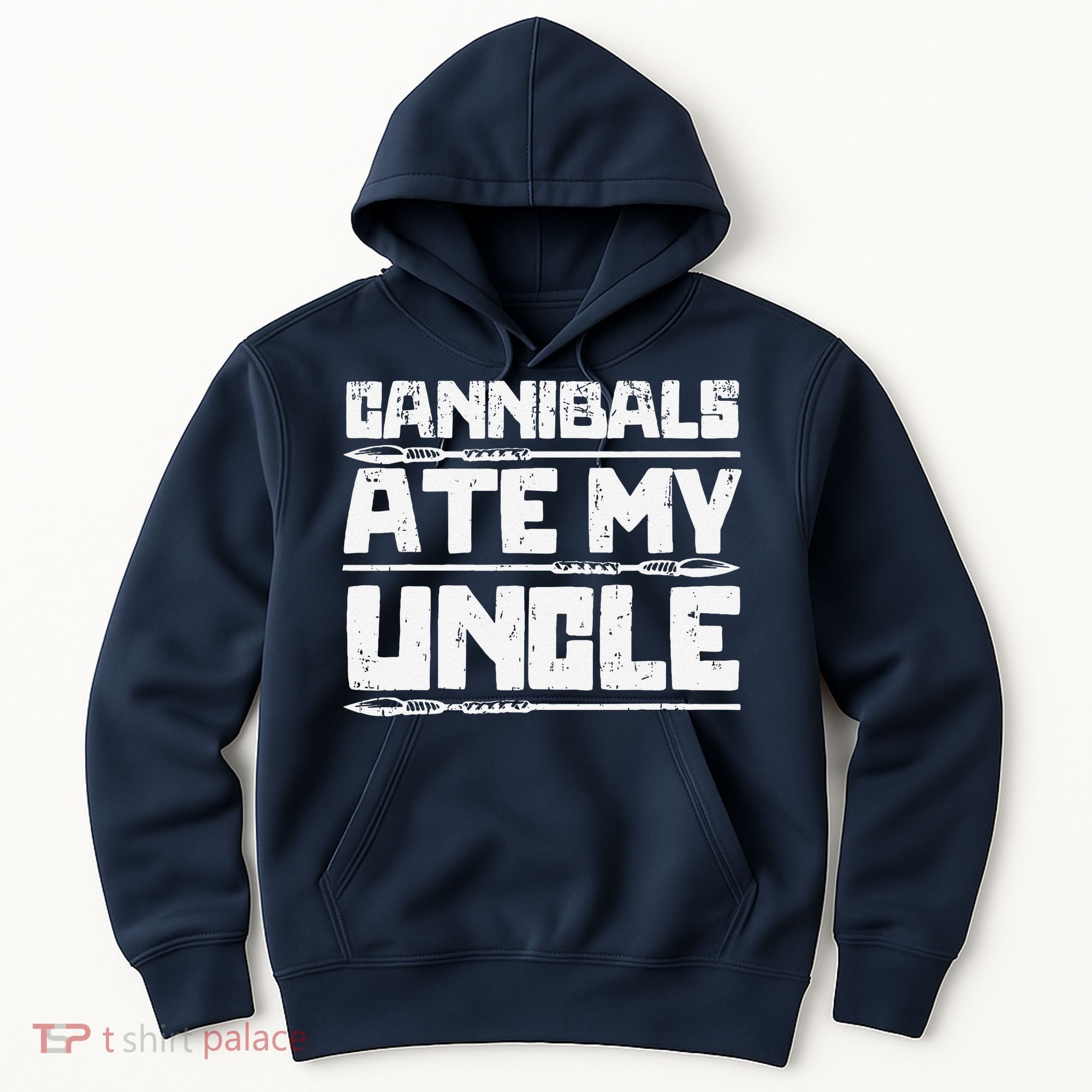 Retro Cannibals Ate My Uncle Joe Biden Satire Trump 2024 Hoodie
