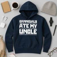 Retro Cannibals Ate My Uncle Joe Biden Satire Trump 2024 Hoodie thumb 3