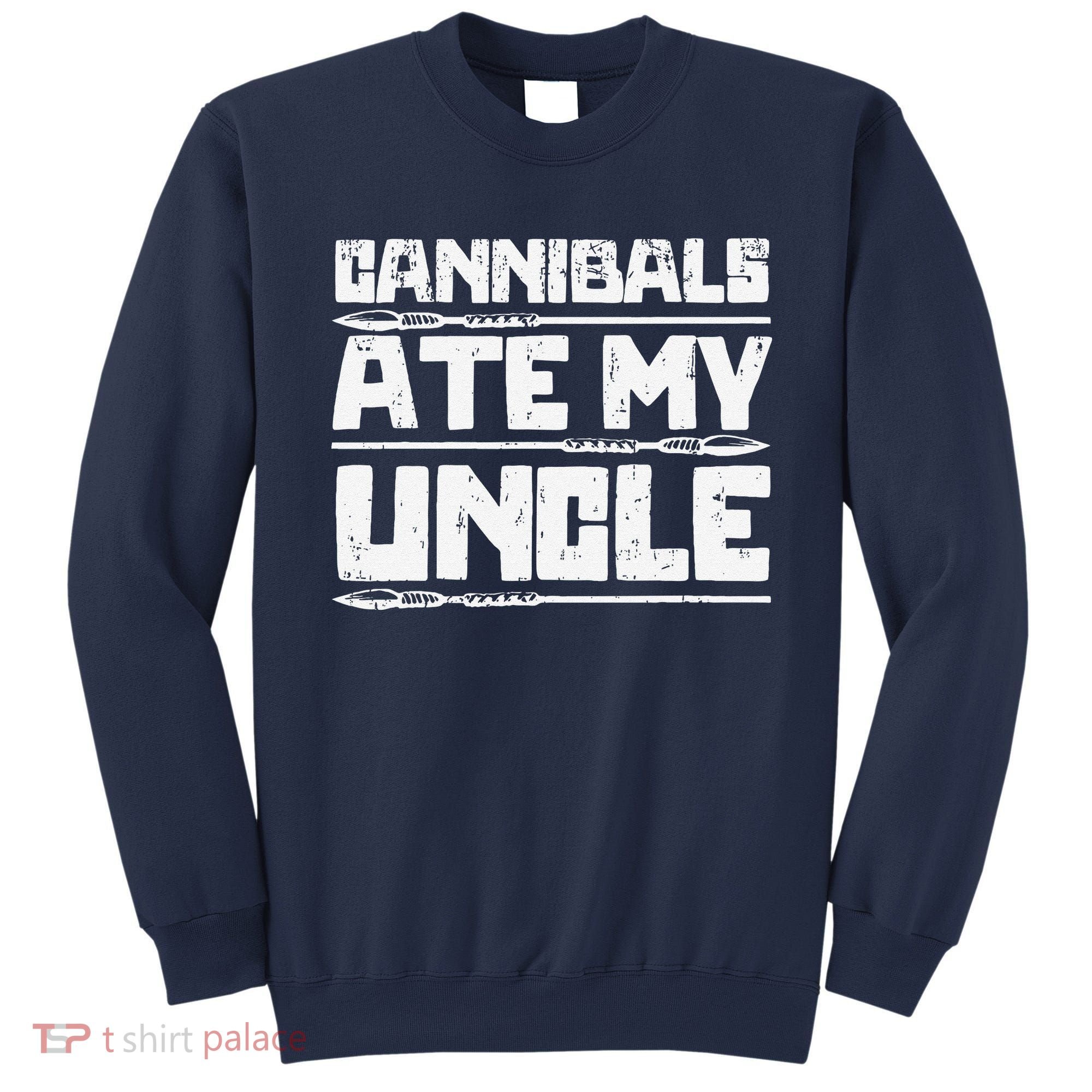 Retro Cannibals Ate My Uncle Joe Biden Satire Trump 2024 Sweatshirt