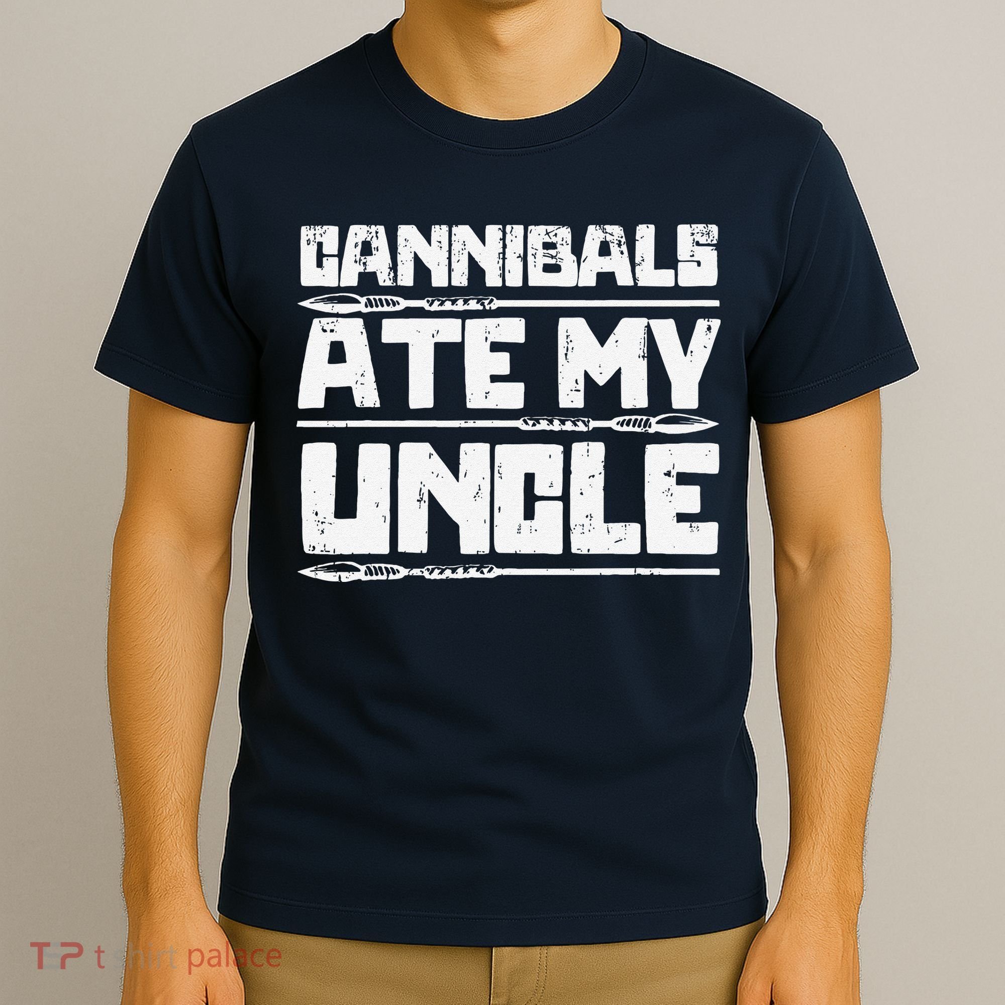 Retro Cannibals Ate My Uncle Joe Biden Satire Trump 2024 T-Shirt