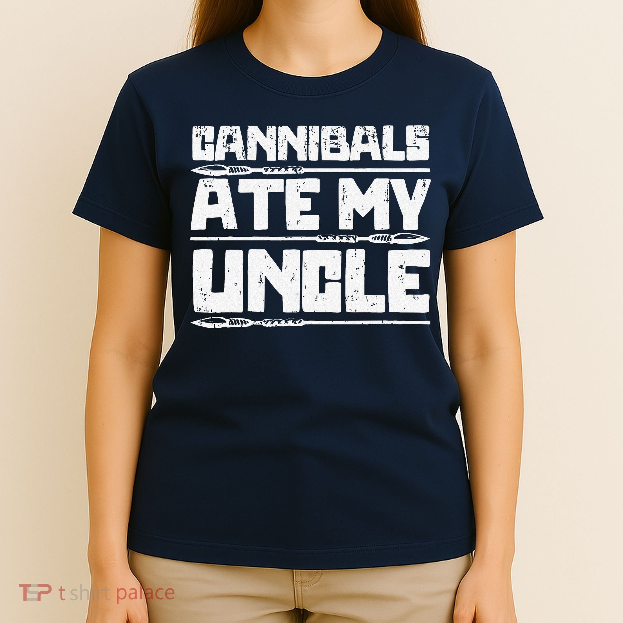 Retro Cannibals Ate My Uncle Joe Biden Satire Trump 2024 T-Shirt