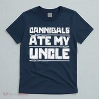 Retro Cannibals Ate My Uncle Joe Biden Satire Trump 2024 T-Shirt thumb 5