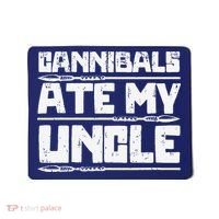 Retro Cannibals Ate My Uncle Joe Biden Satire Trump 2024 Mousepad thumb 0