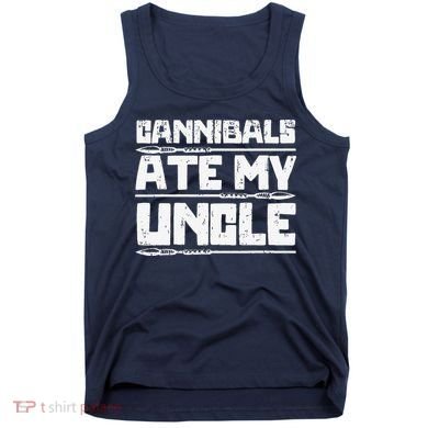 Retro Cannibals Ate My Uncle Joe Biden Satire Trump 2024 Tank Top
