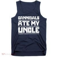 Retro Cannibals Ate My Uncle Joe Biden Satire Trump 2024 Tank Top thumb 0
