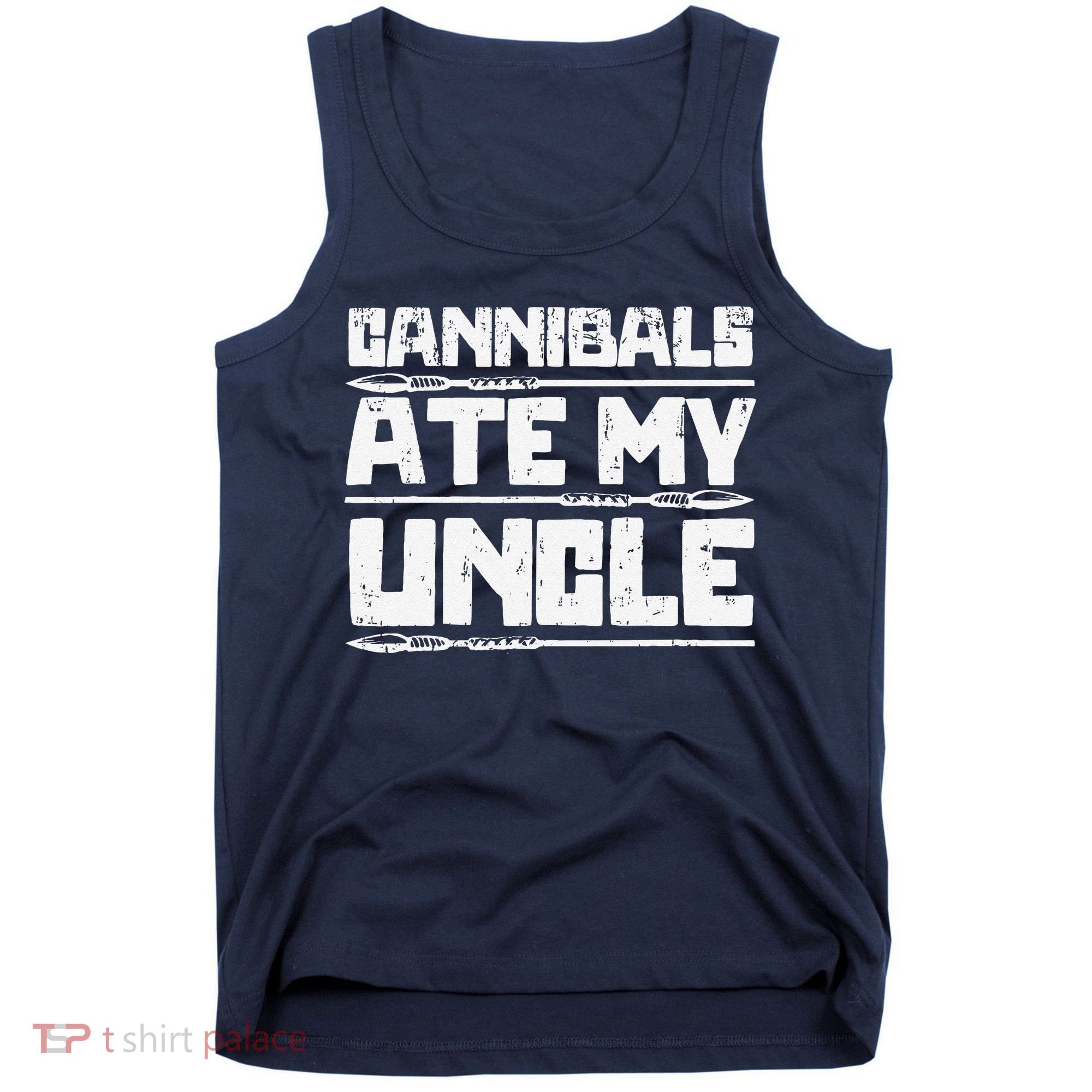Retro Cannibals Ate My Uncle Joe Biden Satire Trump 2024 Tank Top