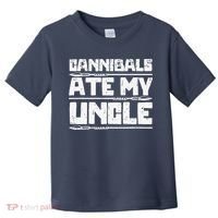 Retro Cannibals Ate My Uncle Joe Biden Satire Trump 2024 Toddler T-Shirt thumb 0