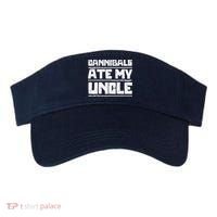 Retro Cannibals Ate My Uncle Joe Biden Satire Trump 2024 Visor thumb 0