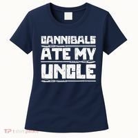 Retro Cannibals Ate My Uncle Joe Biden Satire Trump 2024 Women's T-Shirt thumb 0
