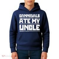 Retro Cannibals Ate My Uncle Joe Biden Satire Trump 2024 Kids Hoodie thumb 4