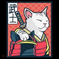Retro Catzilla Ancient Japanese Cat Art - Anime Ninja Cat  Women's Hoodie thumb 2