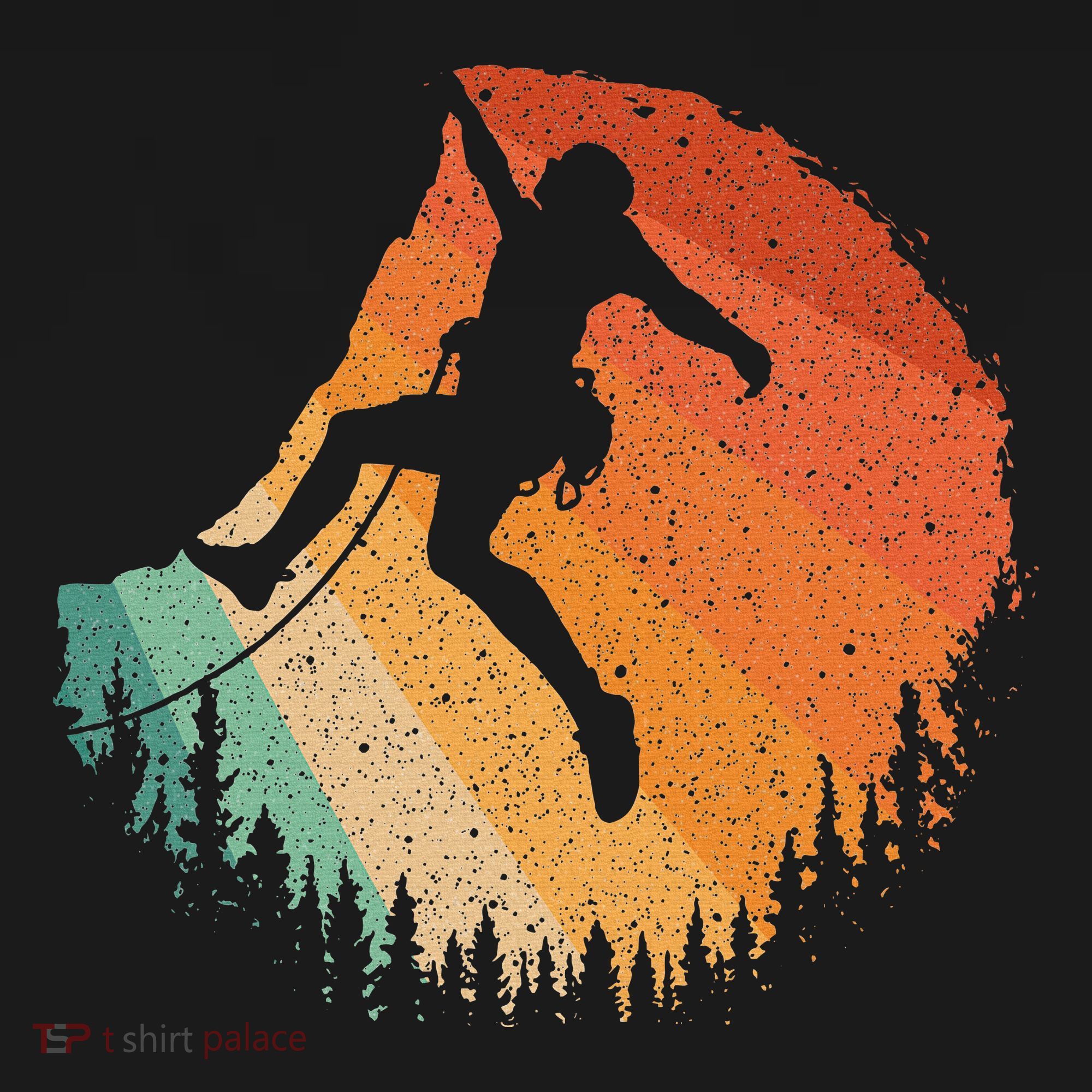Rock Climbing Art For Women Mountain Climber Bouldering Long Sleeve Shirt