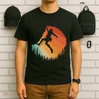 Rock Climbing Art For Women Mountain Climber Bouldering T-Shirt thumb 6