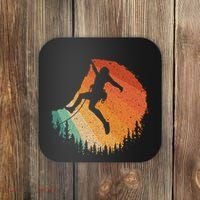 Rock Climbing Art For Women Mountain Climber Bouldering Coaster thumb 0