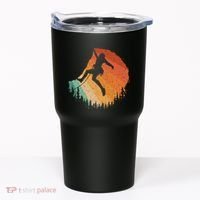 Rock Climbing Art For Women Mountain Climber Bouldering Tumbler thumb 0