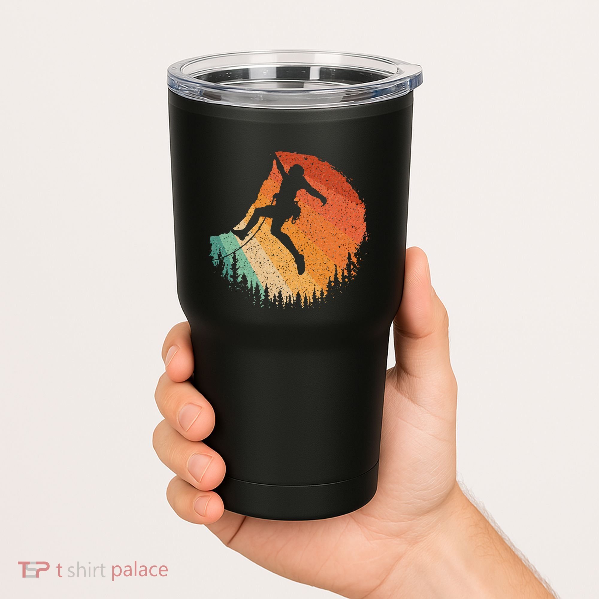 Rock Climbing Art For Women Mountain Climber Bouldering Tumbler