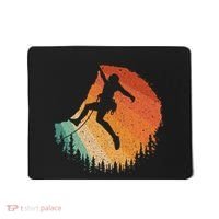 Rock Climbing Art For Women Mountain Climber Bouldering Mousepad thumb 0