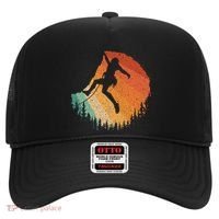 Rock Climbing Art For Women Mountain Climber Bouldering Hat thumb 0