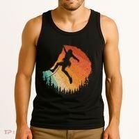 Rock Climbing Art For Women Mountain Climber Bouldering Tank Top thumb 3