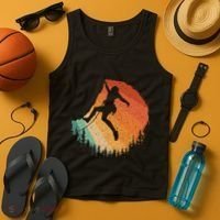Rock Climbing Art For Women Mountain Climber Bouldering Tank Top thumb 4