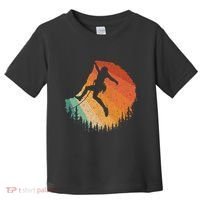 Rock Climbing Art For Women Mountain Climber Bouldering Toddler T-Shirt thumb 0