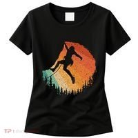 Rock Climbing Art For Women Mountain Climber Bouldering Women's T-Shirt thumb 0
