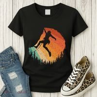 Rock Climbing Art For Women Mountain Climber Bouldering Women's T-Shirt thumb 3