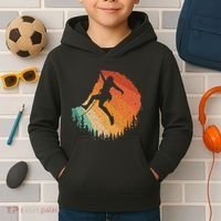 Rock Climbing Art For Women Mountain Climber Bouldering Kids Hoodie thumb 2