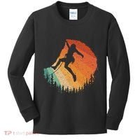Rock Climbing Art For Women Mountain Climber Bouldering Kids Long Sleeve Shirt thumb 0