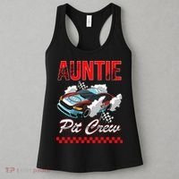 Race Car Birthday Party Racing Family Auntie Pit Crew Women's Tank Top thumb 3