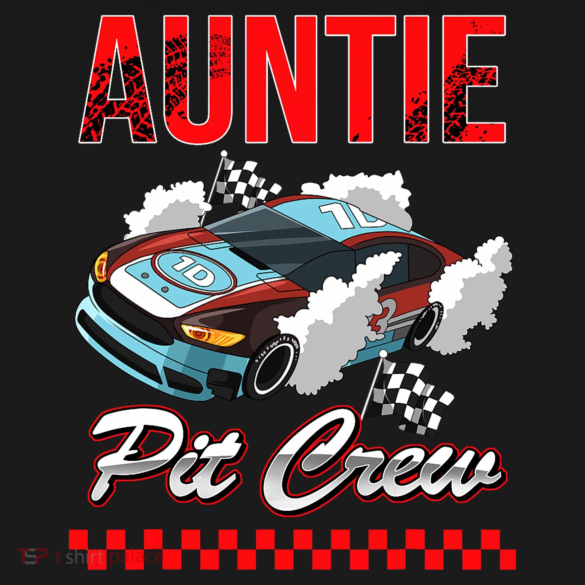 Race Car Birthday Party Racing Family Auntie Pit Crew Toddler Hoodie