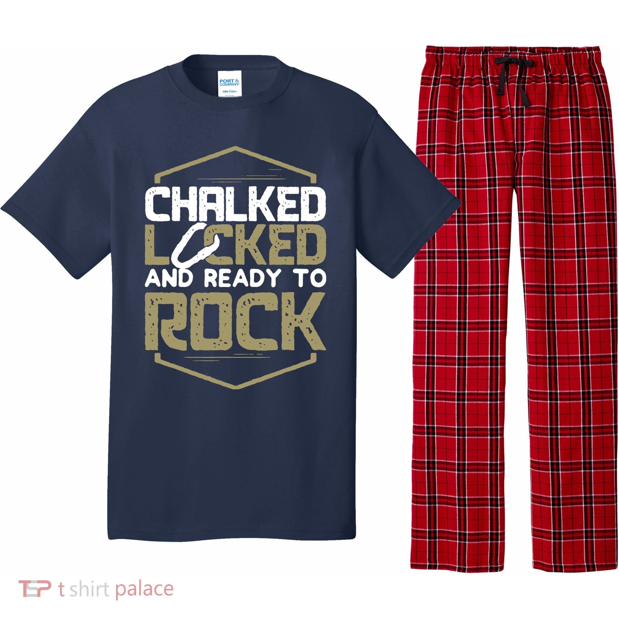 Rock Climbing Bouldering Mountain Climbing Pajama Set